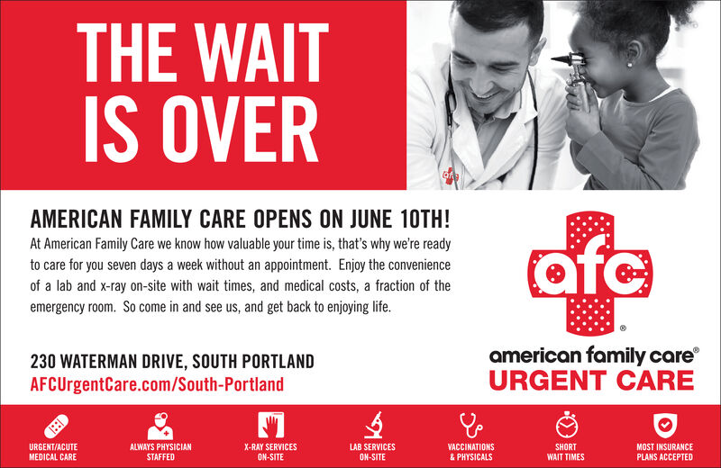WEDNESDAY, JUNE 5, 2019 Ad - American Family Care - Urgent Care - The Forecaster
