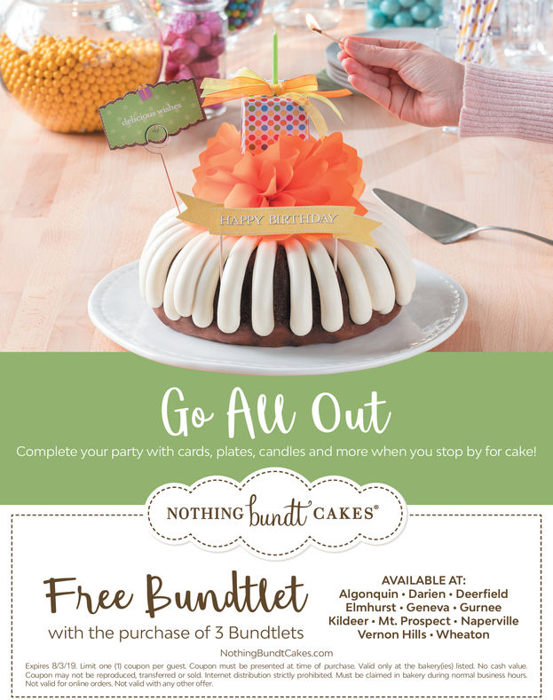 nothing but bundt cakes promo code Latoria Woody