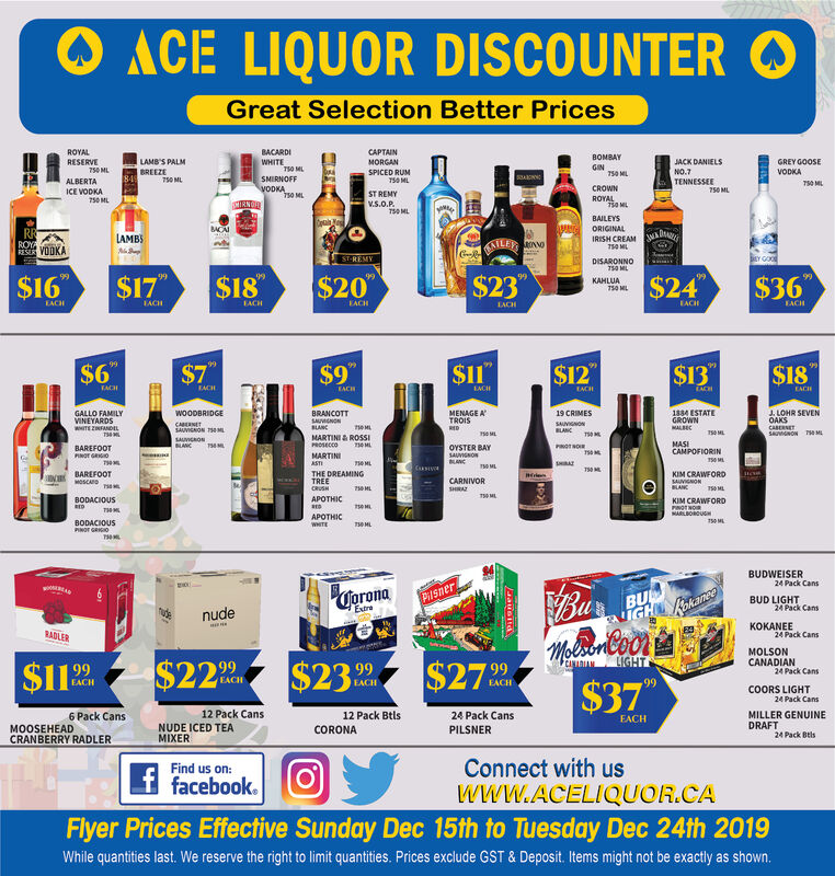 ace liquor discount