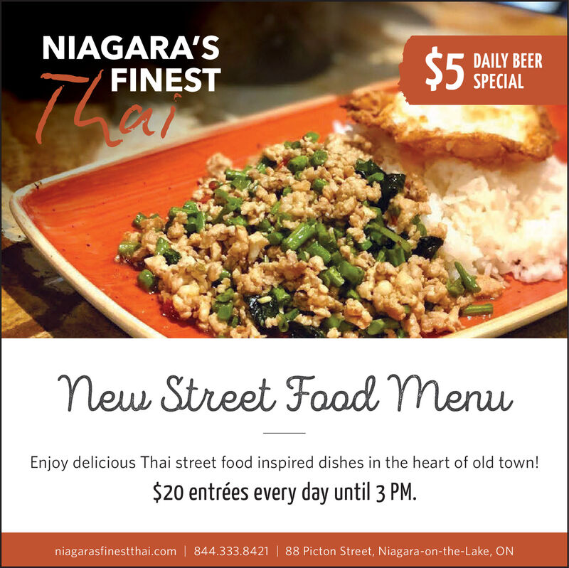 Wednesday March 11 2020 Ad Niagara S Finest Thai Niagara This Week