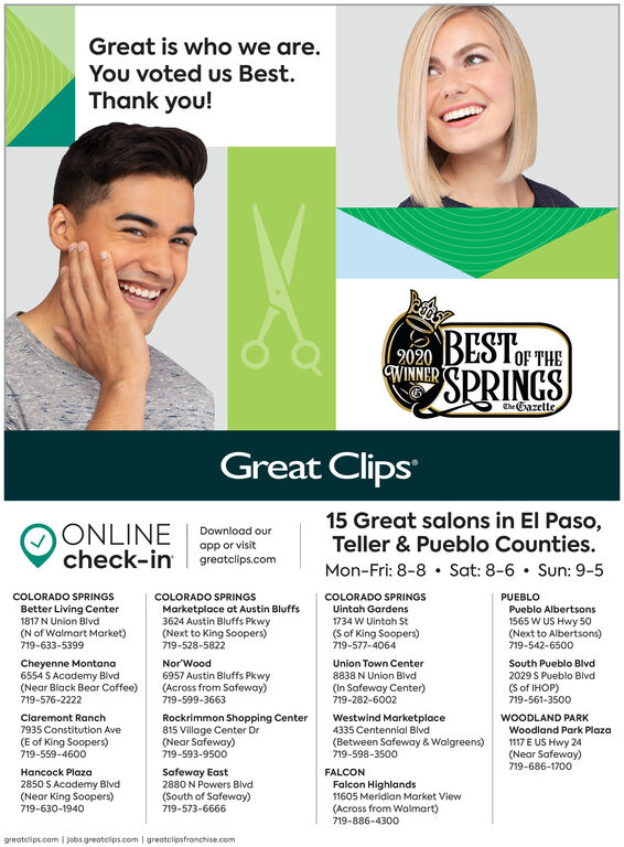 great clips colorado springs austin bluffs