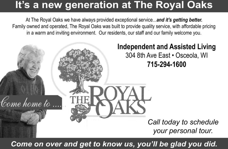 Wednesday July 8 2020 Ad The Royal Oaks Osceola Sun