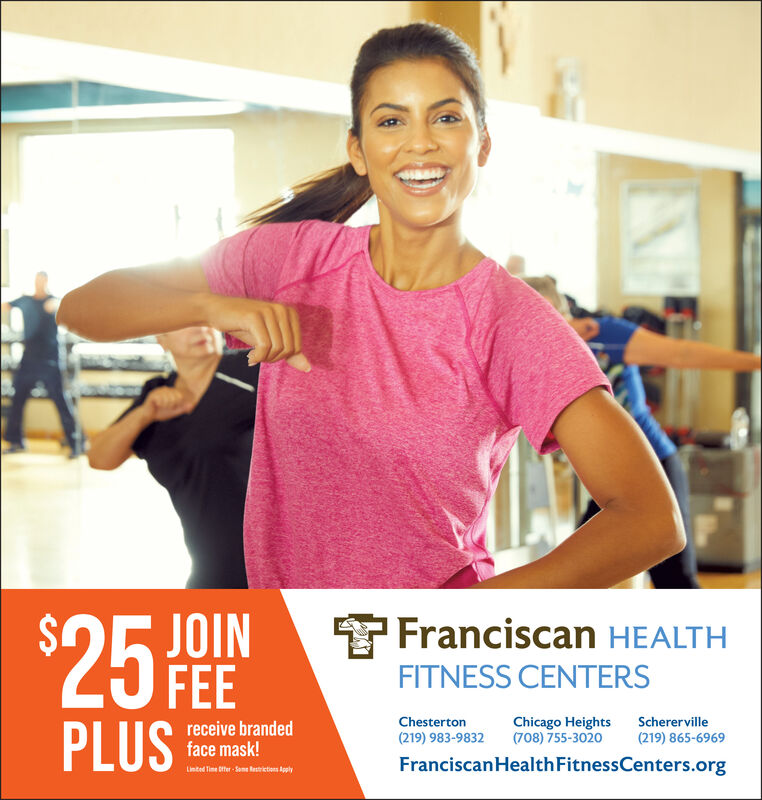 Thursday August 20 2020 Ad Franciscan Health Fitness Centers Chesterton Chicago Tribune