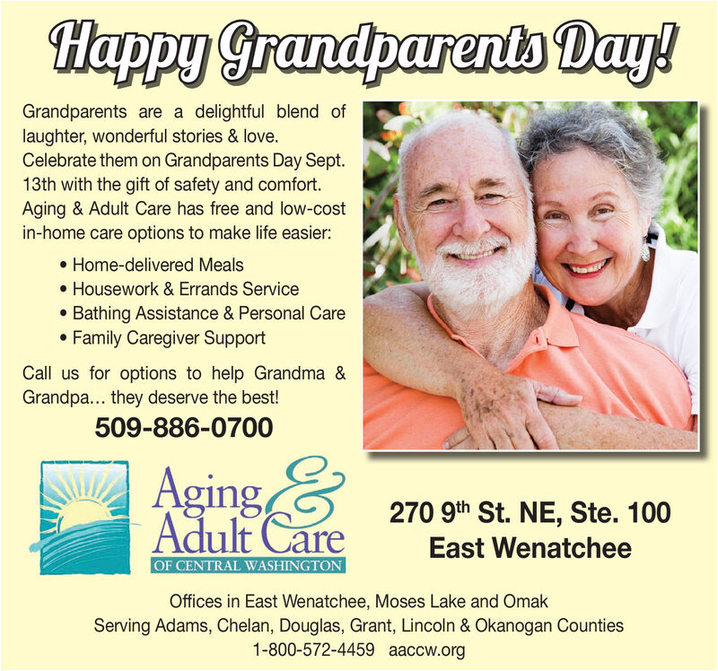 Tuesday September 8 2020 Ad Aging And Adult Care Of Central Washington Wenatchee World