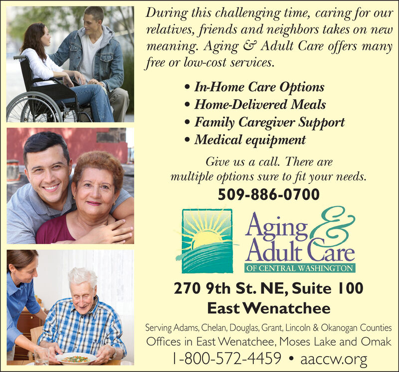 Friday September 25 2020 Ad Aging And Adult Care Of Central Washington Wenatchee World