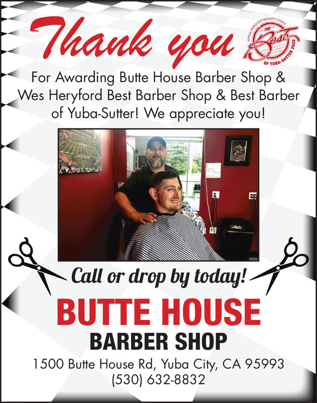 MONDAY, SEPTEMBER 28, 2020 Ad Butte House Barber Shop