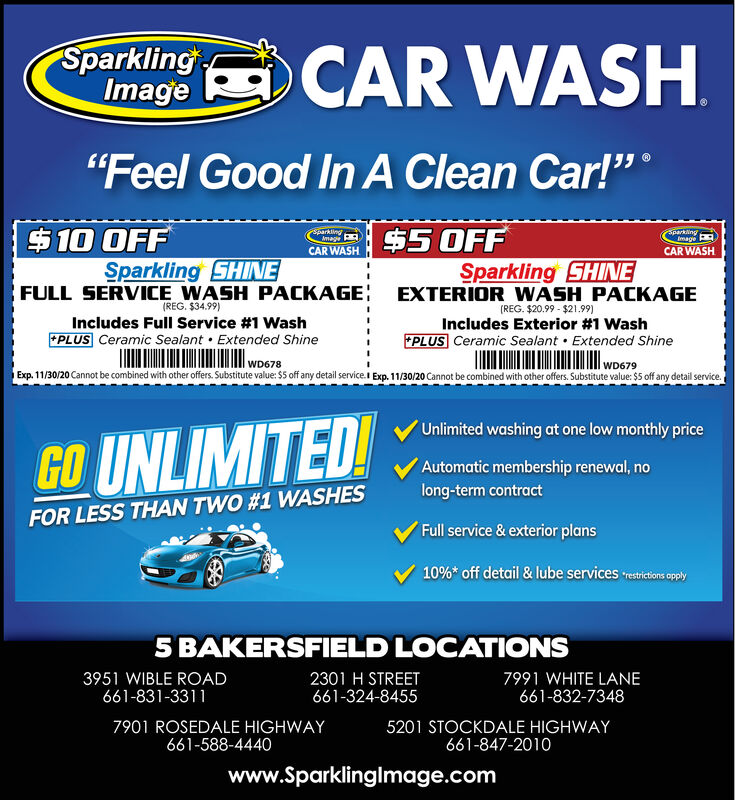 sparkling image car wash - feel good in a clean car on sparkling image car wash near me