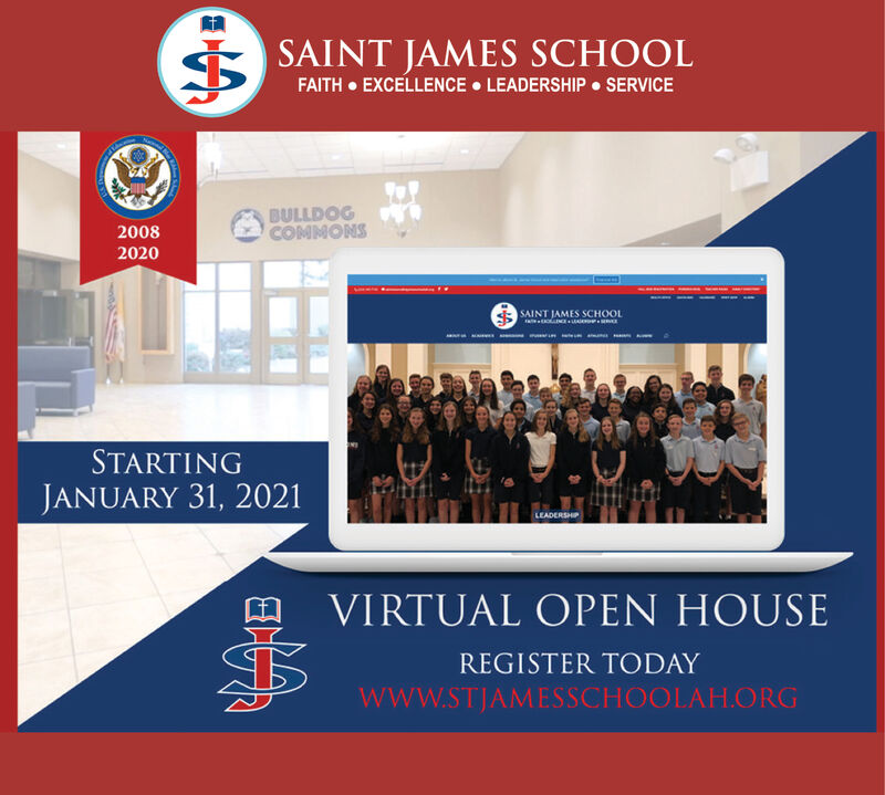 FRIDAY, JANUARY 29, 2021 Ad St James School Arlington Heights