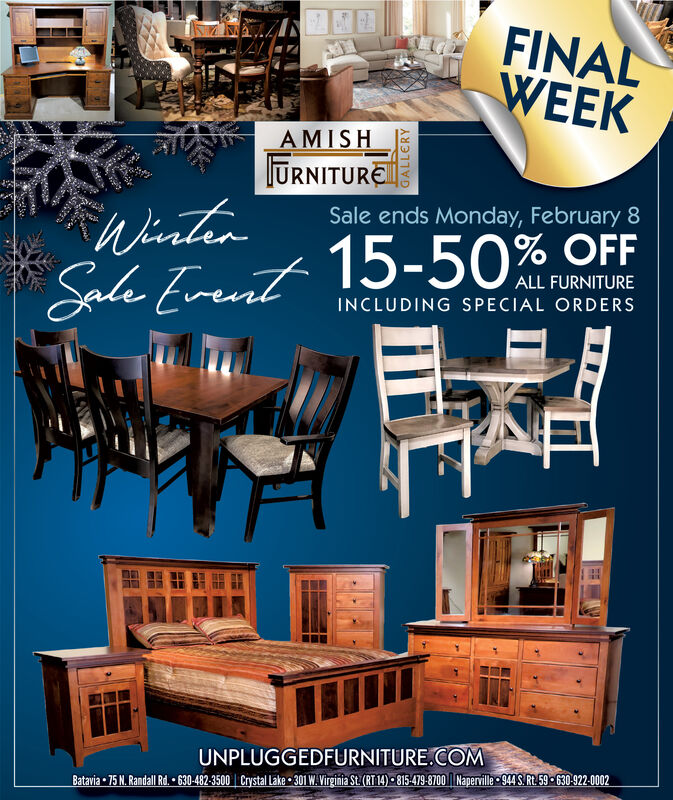 Amish Furniture Gallery, Crystal Lake Furniture Il