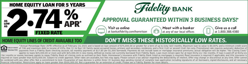 Fidelity Bank  Personal Banking, Business Banking, Home Loans, Commercial  Lending