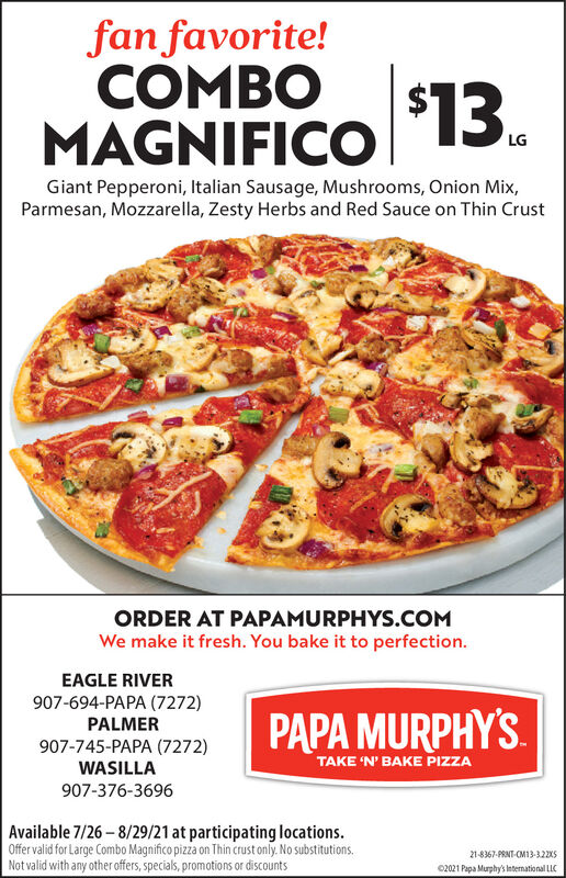 Papa Murphy's Take 'N' Bake Pizza - 650 Baldwin St, Jenison, MI