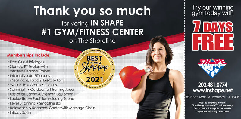 Get Started - InShape Fitness Center