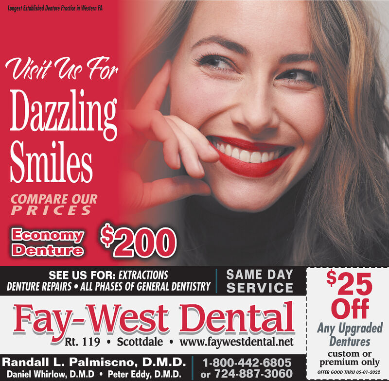 denture dental office ads