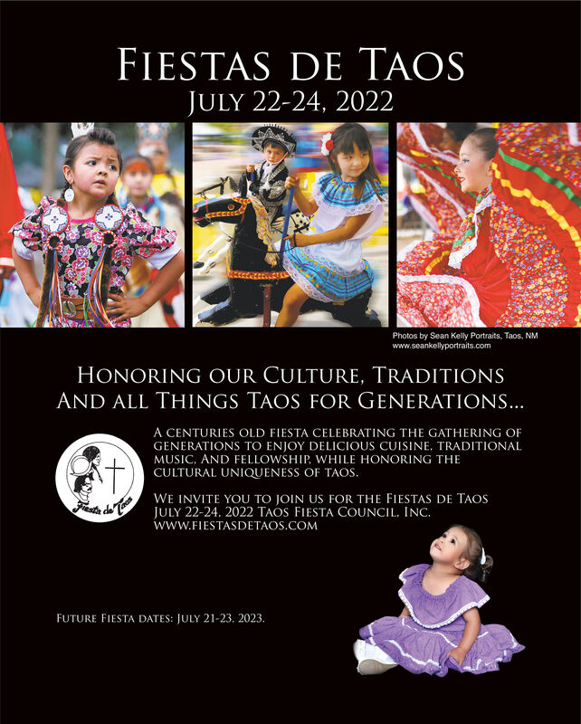 WEDNESDAY, MAY 11, 2022 Ad Taos Fiesta Council, Inc. The Taos News
