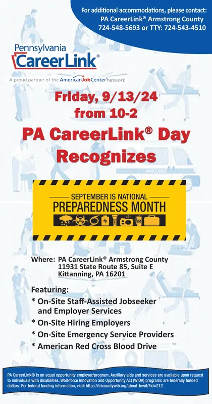 WEDNESDAY, SEPTEMBER 4, 2024 Ad - PA CareerLink Armstrong County 