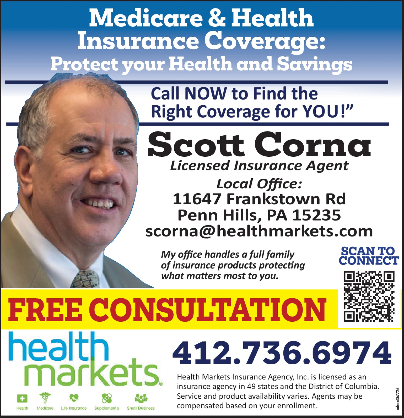 HealthMarkets Insurance Agency Advertisement