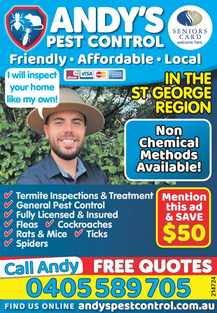 Pest Control Rally Call TUESDAY, MARCH 24, 2026 Ad - Saunders Termite and Pest Control - St ...