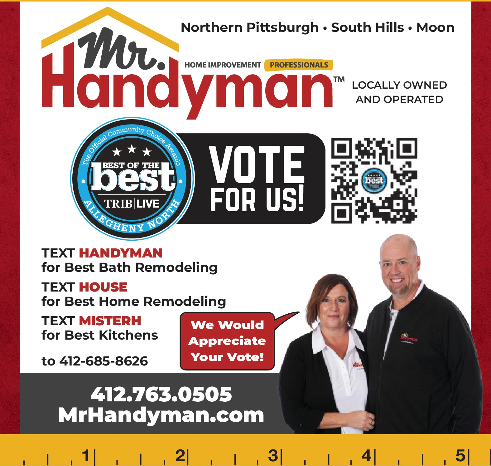 SATURDAY, SEPTEMBER 12, 2026 Ad - Mr. Handyman of Northern Pittsburgh ...