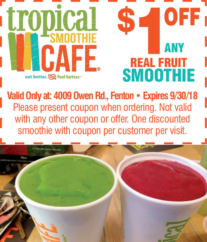 THURSDAY, AUGUST 2, 2018 Ad Tropical Smoothie Cafe TriCounty Times