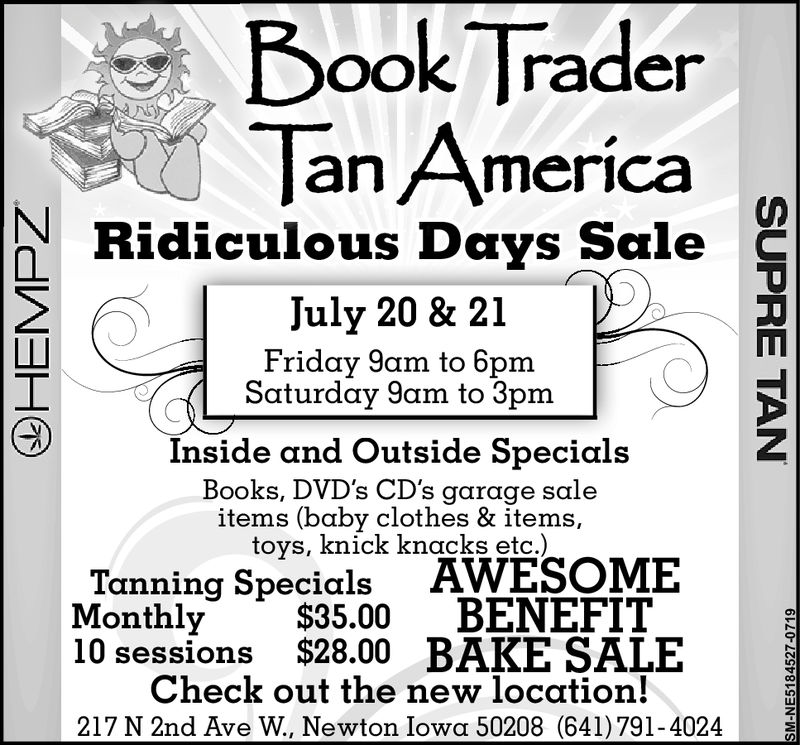 Thursday July 12 2018 Ad Book Trader Tan America Newton News