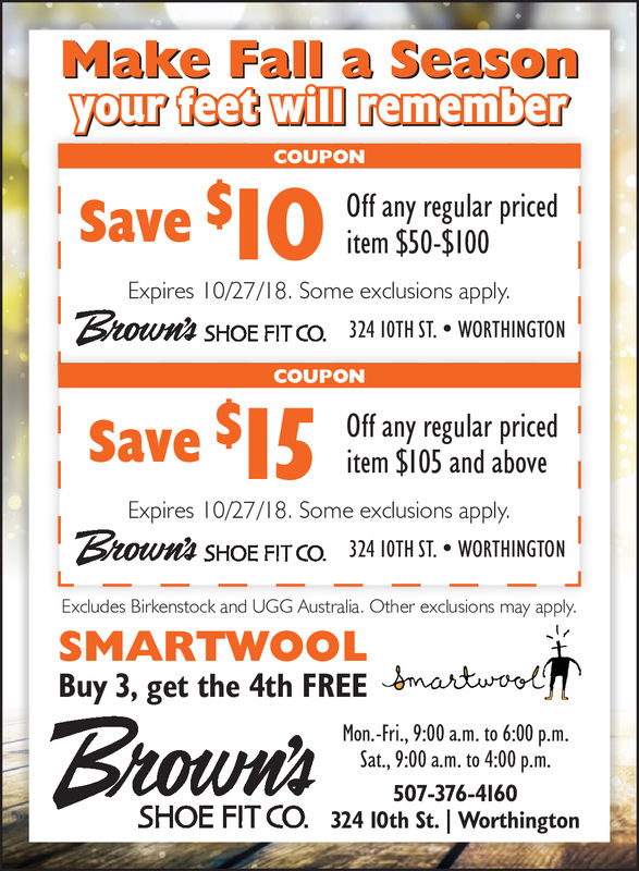 brown's shoe fit coupon