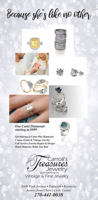 Thursday November 22 2018 Ad Carroll S Treasures Jewelry The