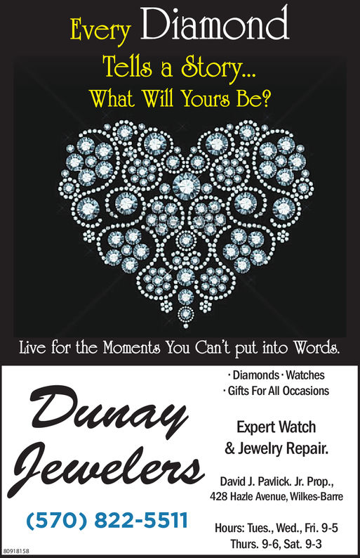 Friday February 1 2019 Ad Dunay Jewelers The Times Leader
