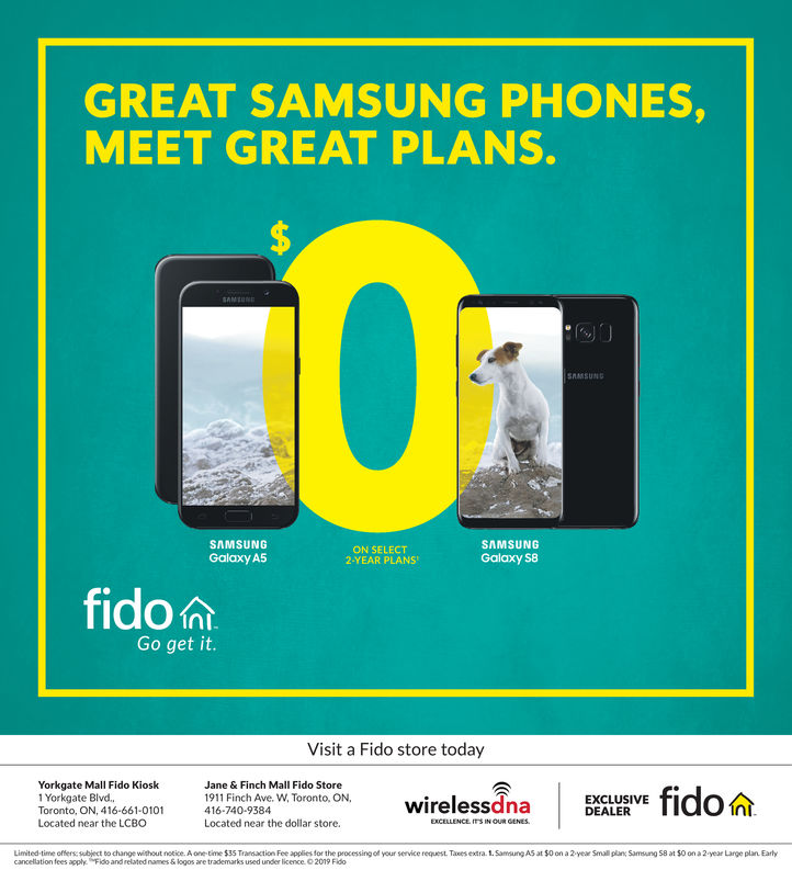 Fido phone hot sale offers