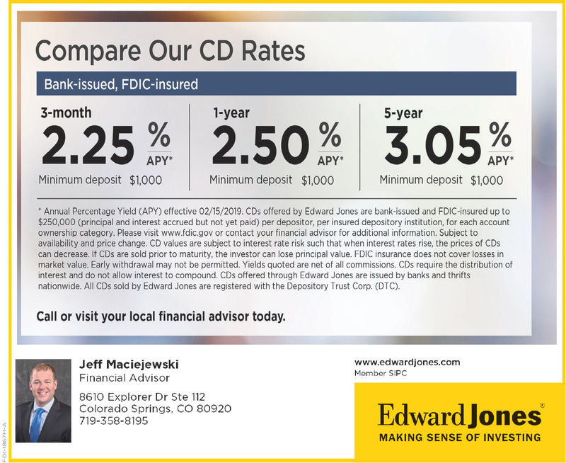 Edward Jones Cd Rates